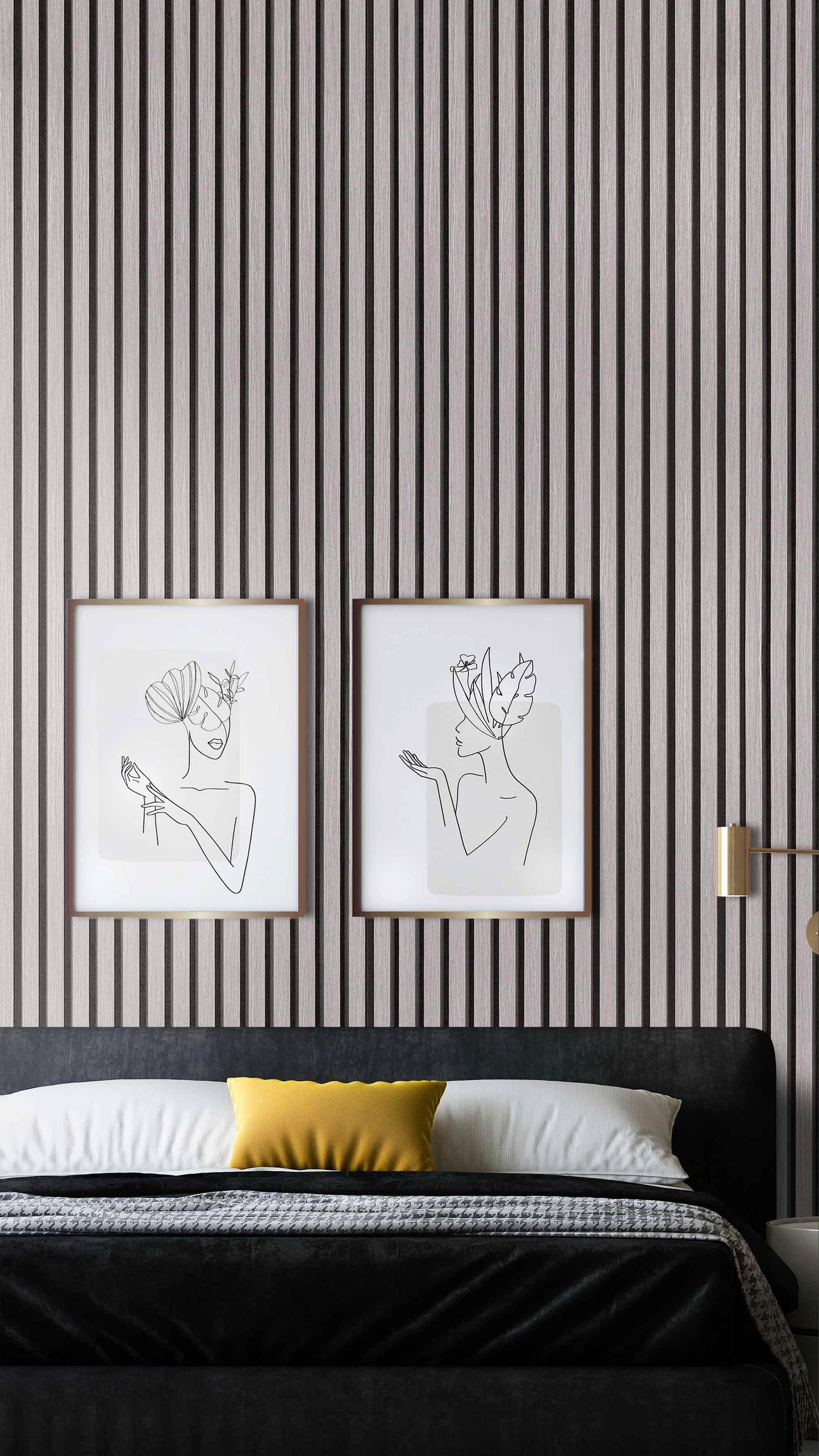 Silver Oak Acoustic Wall Panels