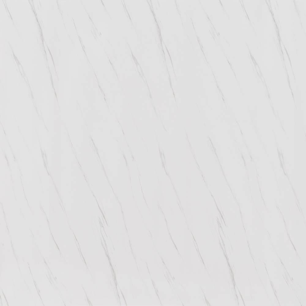 Modern waterproof shower wall panel in grey marble finish.