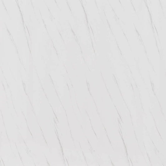 Modern waterproof shower wall panel in grey marble finish.